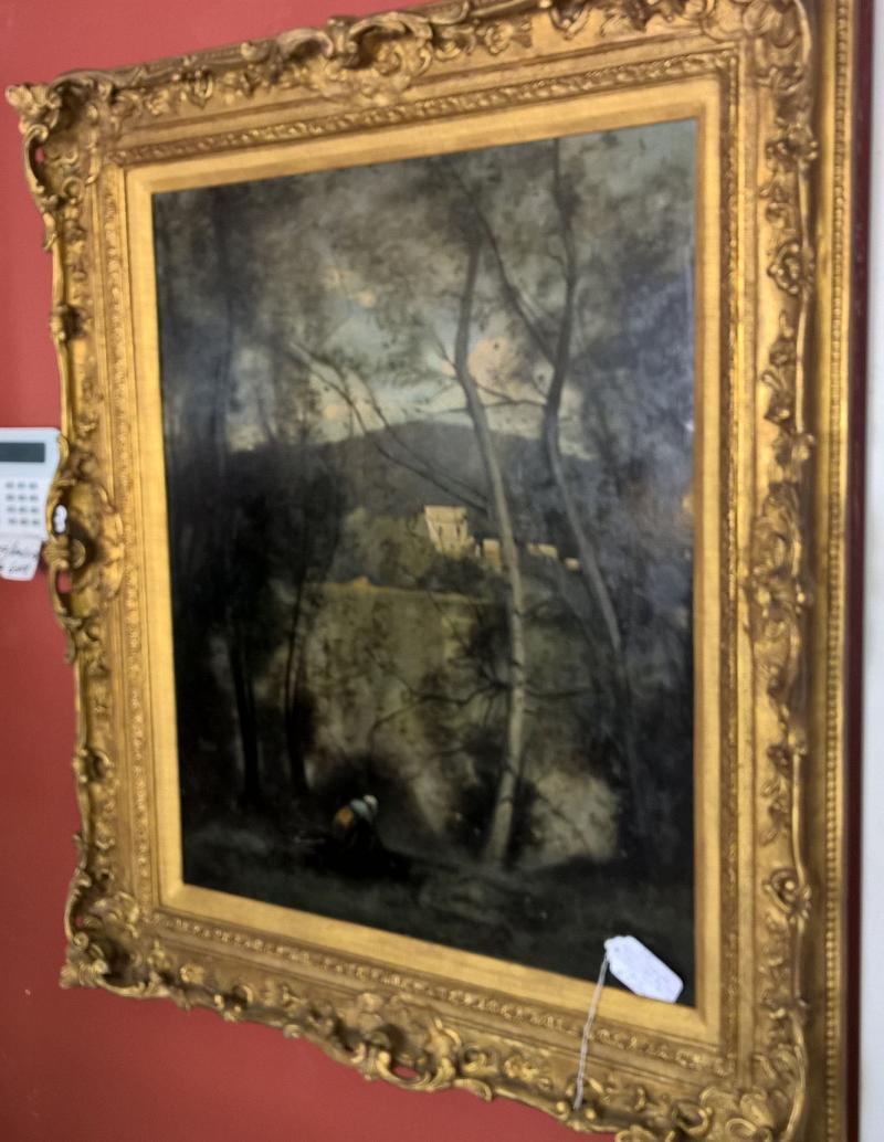 After Corott, Copy made by Lee with Metropolitan Museum Stamp