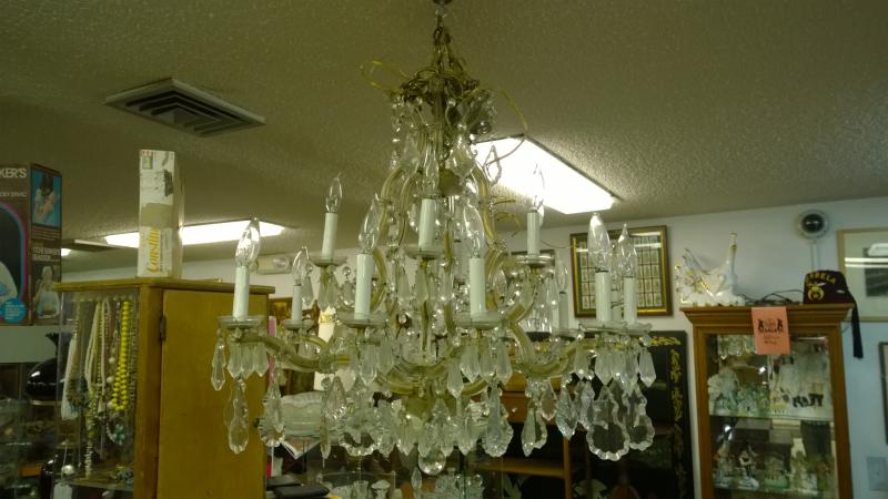 Chandelier from beach-front Mansion