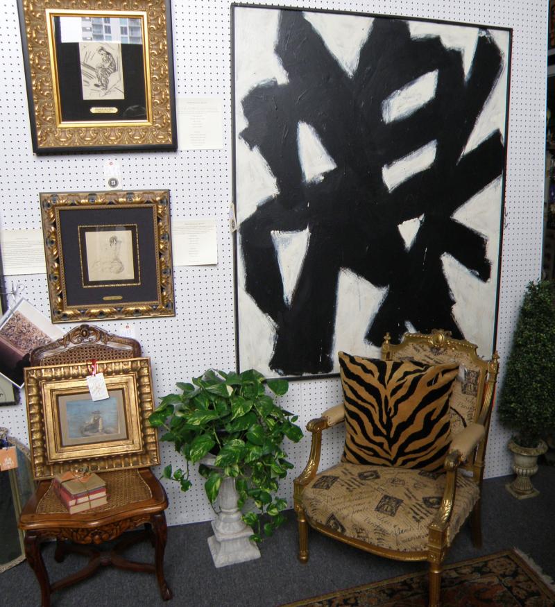 Contemporary Abstract on Canvas by Terrance Brett