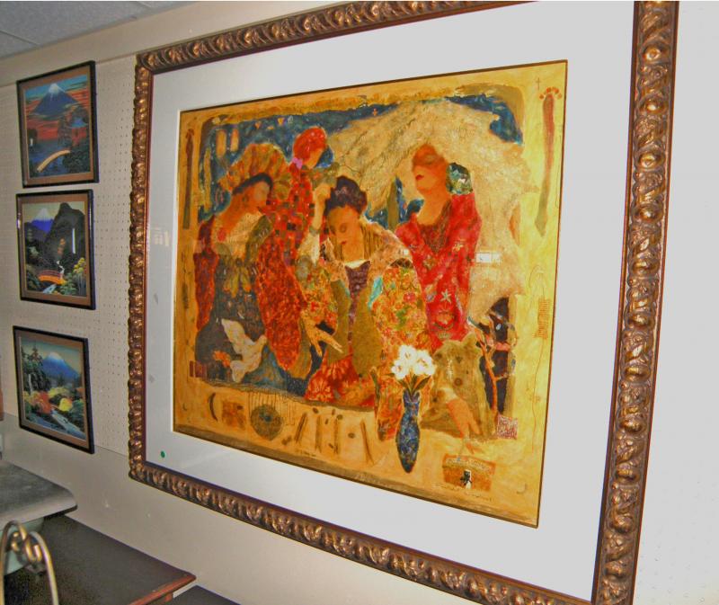 'Gift Of Many Coins' by Fairchild-Woodard signed lithograph