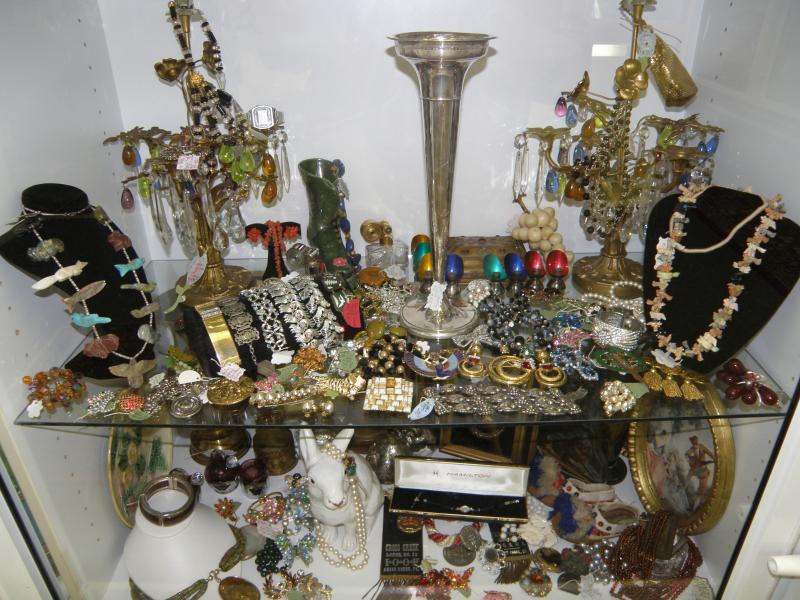One of many jewelry cases.