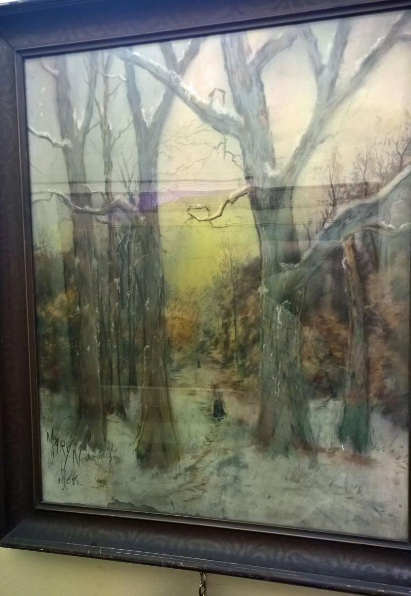 Landscaape by Mary Nesterovicz, Russian Artist, Dated 1908