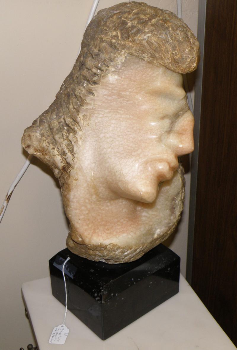  Bust by Leon Saulter, American Sculptour,   (1908 - 1986) 