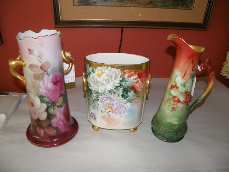 Limoges Pottery Vases 