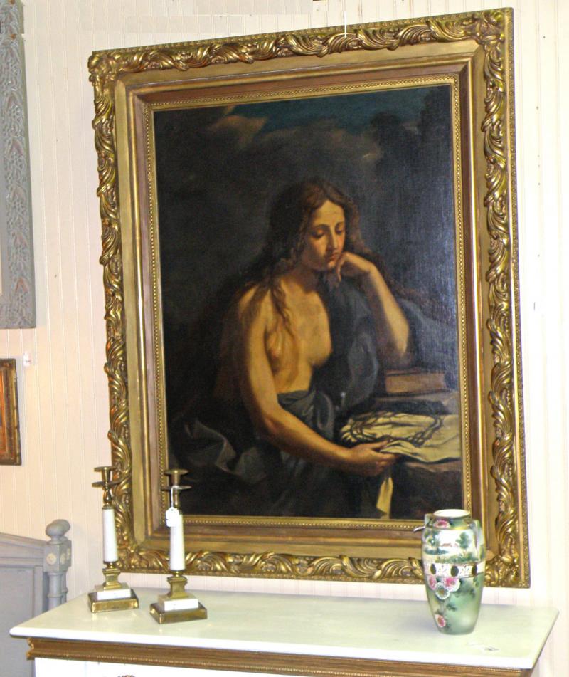 Mary Magdalene Early 1900's by Francis Marloralli, oil on canvas