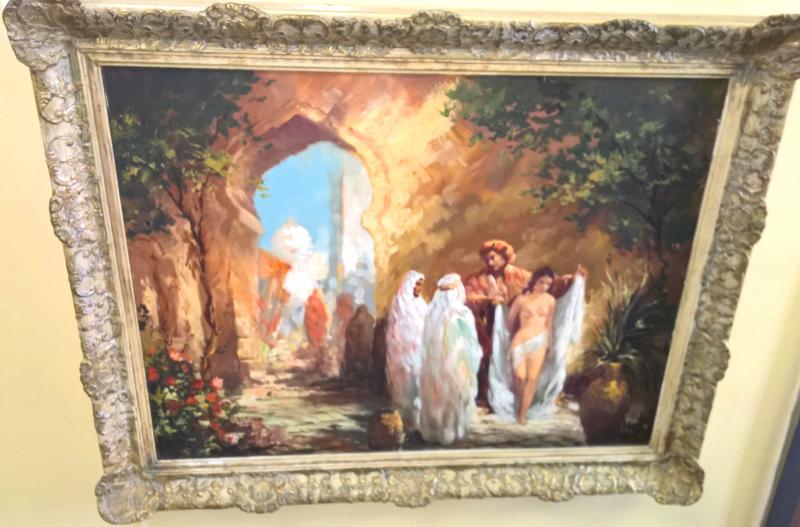 Oriental Subject Painting, a nude, ca. 1960