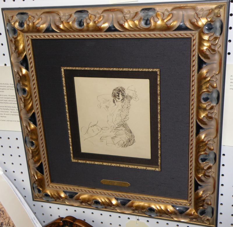 Robert Henri 1865-1929, American, Seated Woman, unsigned ink on paper