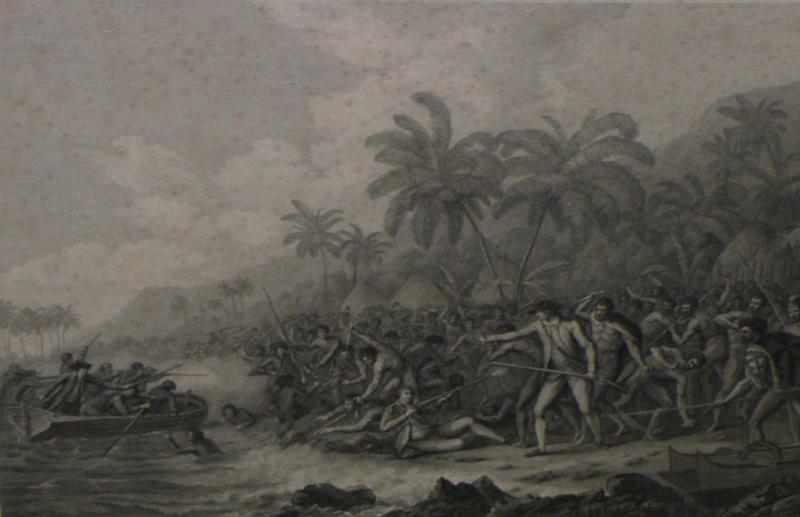 The Death of Captain Cook. Cropped.